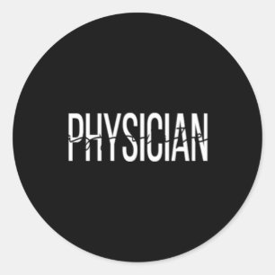 Pegatina Redonda Asociado Médico Pa