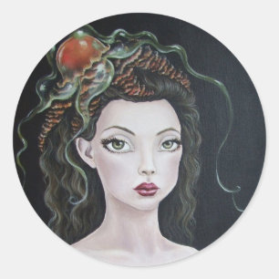 Pegatina Redonda Asombroso