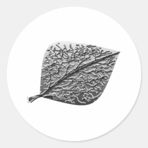 PEGATINA REDONDA ASPEN LEAF
