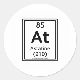 Pegatina Redonda Astatino 85