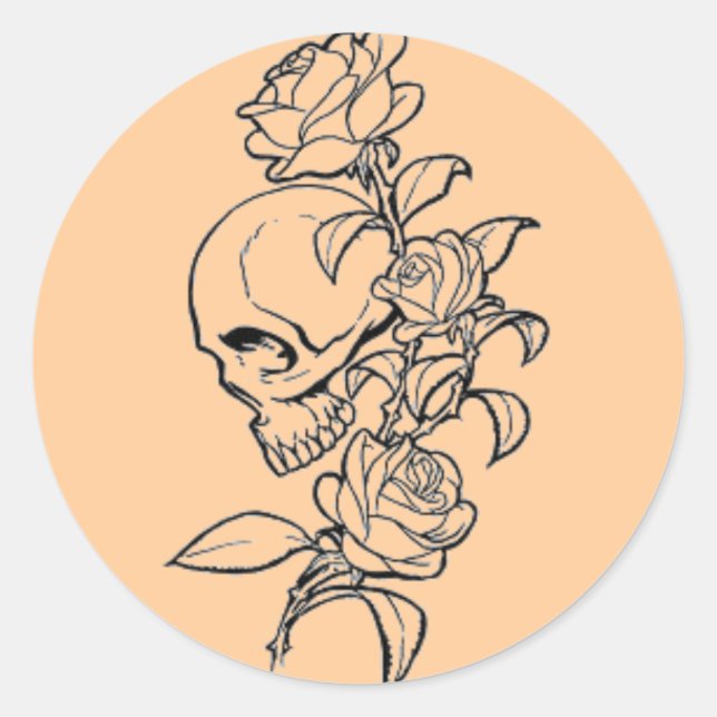 PEGATINA REDONDA ATACAR (Anverso)