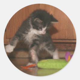 Pegatina Redonda Ataque aéreo