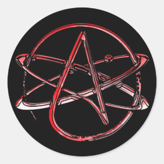 Pegatina Redonda Ateísmo para todos los Pegatinas