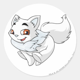 Pegatina Redonda ¡Atrapa este Wocky si puedes!