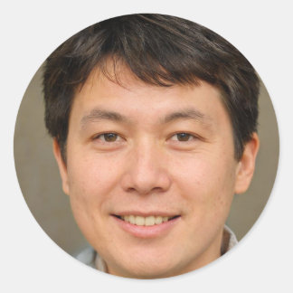 Pegatina Redonda Atrévase a ser grande