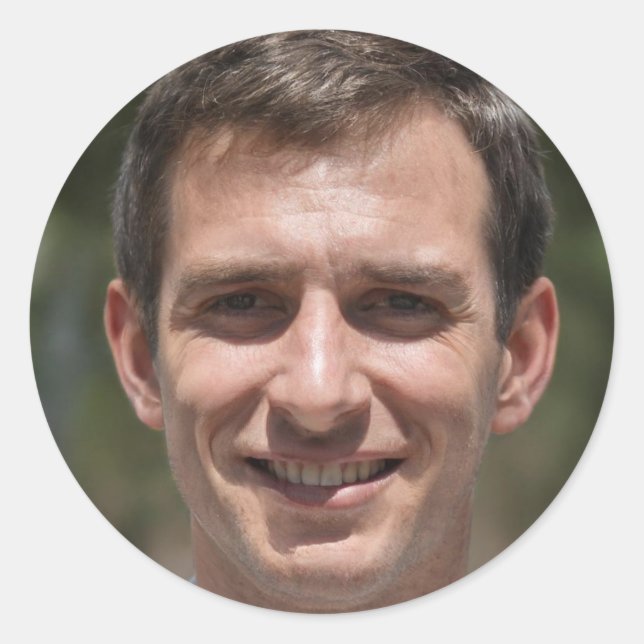 Pegatina Redonda Atrévase a soñar (Anverso)