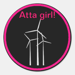 Pegatina Redonda ¡Atta Chica!