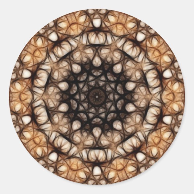 Pegatina Redonda Auburn Stars (Pegatina) (Anverso)