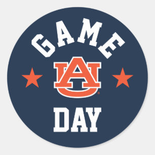 Pegatina Redonda Auburn University Game Day
