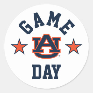 Pegatina Redonda Auburn University Game Day