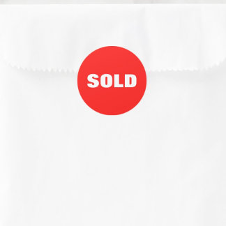 Pegatina Redonda Audaz tipografía Personalizado rojo brillante mode