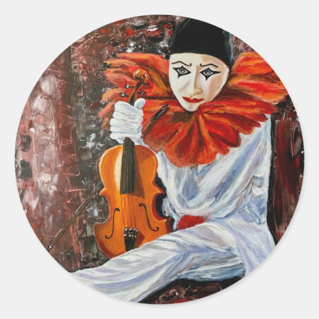 Pegatina Redonda Aufkleber (Anverso)