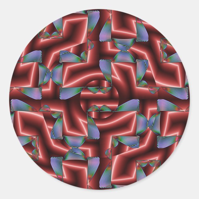 Pegatina Redonda Auganyred (Anverso)