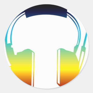 Pegatina Redonda auricular