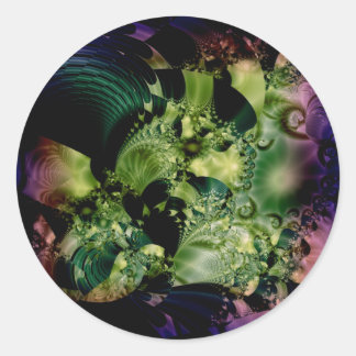 Pegatina Redonda Aurora