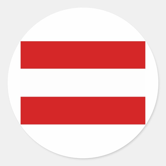 Pegatina Redonda austeridad (Anverso)