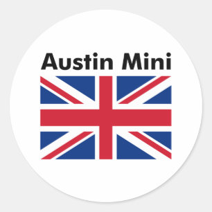 Pegatina Redonda Austin Mini