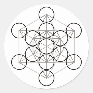 Pegatina Redonda Autoadhesivo Fruta de Vida