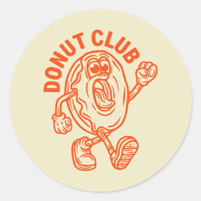 Pegatina Redonda Autocolante (Anverso)