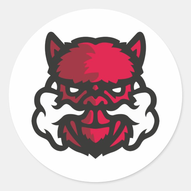 Pegatina Redonda Autocollant (Anverso)