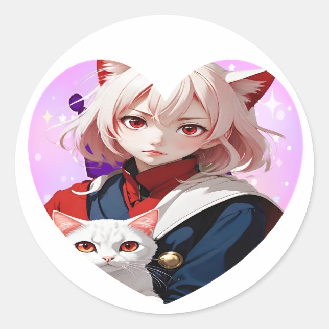 Pegatina Redonda Autocollant (Anverso)