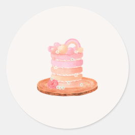 Pegatina Redonda Autocollant