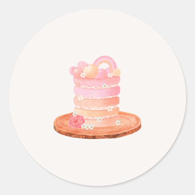 Pegatina Redonda Autocollant (Anverso)