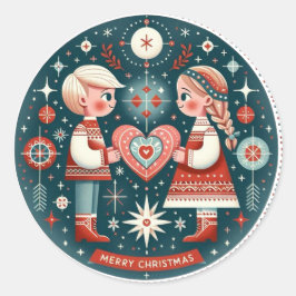 Pegatina Redonda Autocollant