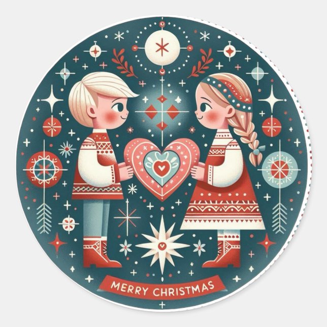 Pegatina Redonda Autocollant (Anverso)