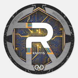 PEGATINA REDONDA AUTOCOLLANT REMAT 2025