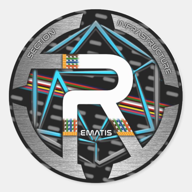 PEGATINA REDONDA AUTOCOLLANT REMATIS (Anverso)