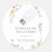 Autocollants  "Je suis le sel de la Terre"