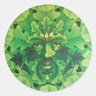 Pegatina Redonda avena