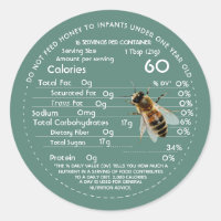 Aviso de bebés y verde abeja