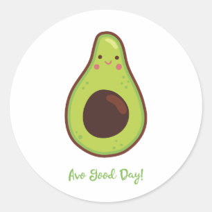 Pegatina Redonda Avo Good Day Punny Abogado