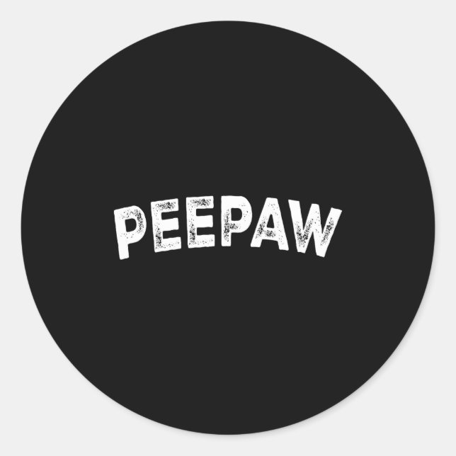 Pegatina Redonda Aw  (Anverso)