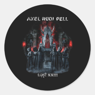 Pegatina Redonda Axel Rudi Pell Lost Xxiii