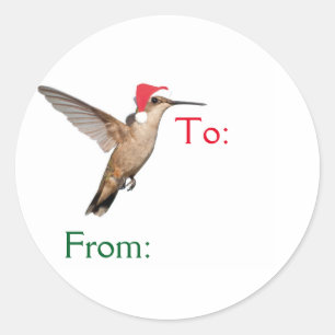 Pegatina Redonda Ayudante volador de Santa María