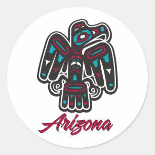 Pegatina Redonda AZ Thunderbird Clan
