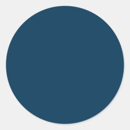 Pegatina Redonda Azul de Prusia