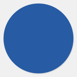 Pegatina Redonda Azul turbio, Azul plano, Azul grisáceo,