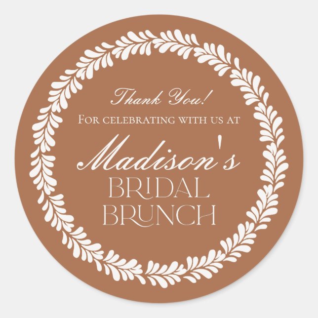 Pegatina Redonda Azulejo Clay Talavera Fiesta Española Desayuno Nup (Anverso)