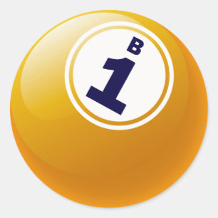 PEGATINA REDONDA B1 BINGO BALL