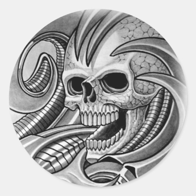 Pegatina Redonda B y G (Anverso)