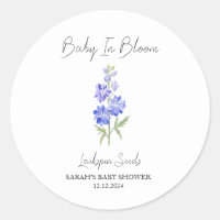 Baby In Bloom l Larkspur Semillas Baby Shower