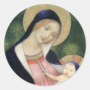 PEGATINA REDONDA BABY JESUS
