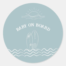 Baby On Board Surfing Baby Shower