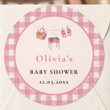 Baby Q Parrilla Rosa Ropa de Bebé Shower