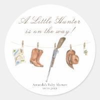 Baby Shower Cazador Acuarela