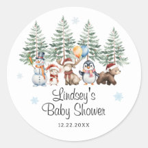 Baby Shower de Animal de Invierno